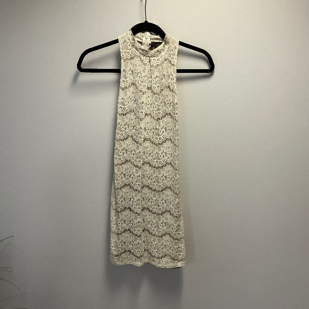 Fire LA lace mini dress